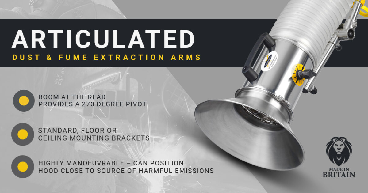 Articulated Dust & Fume Extraction Arms Flextraction Ltd