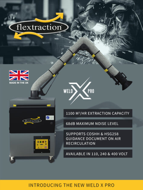 New Mobile Filter Unit for the Welding Industry | FLextraction Ltd